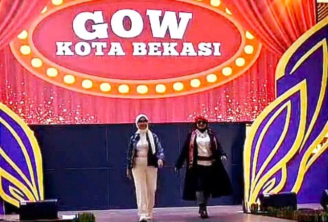 Fashion Show diikuti perwakilan dari organisasi wanita di Kota Bekasi.(Foto: GOW Kota Bekasi)